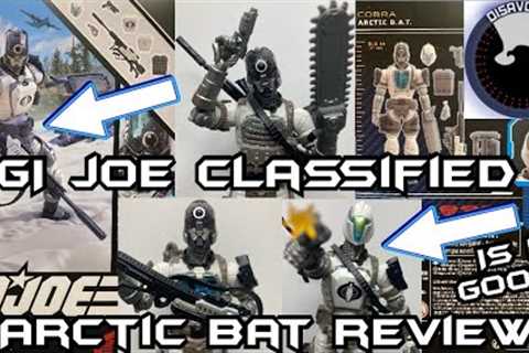 GI JOE CLASSIFIED ARCTIC BAT ACTION FIGURE REVIEW comparisons w/MARVEL LEGENDS NECA STAR WARS BLACK