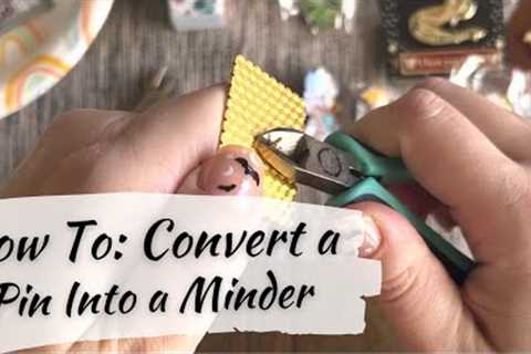 How To Convert an Enamel Pin Into a Cover Minder for Diamond Painting (Budget-friendly!)