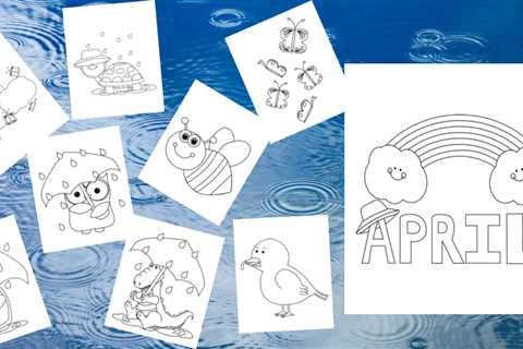 15 Adorable April Coloring Pages for Kids