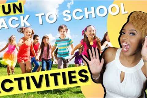 Getting to Know You Games & Activities for Back to School