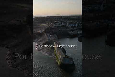 Flyby of #porthcawl lighthouse #dji #djidrone #djimini3pro #quadcopter #travel #lighthouse