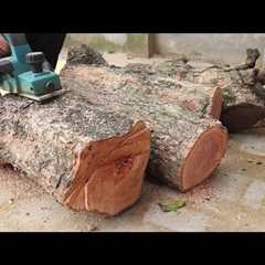 Extreme Peak Woodworking Skills From Hardwood Tree Trunks || Amazing Unique Woodworking Product Ever