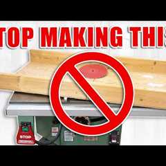STOP Making Out-Dated Table Saw Sleds, Do This Instead
