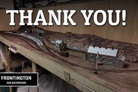 1K Subs Special! Entire model railway layout overview