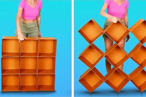 Cool Cardboard projects to help you make different décor