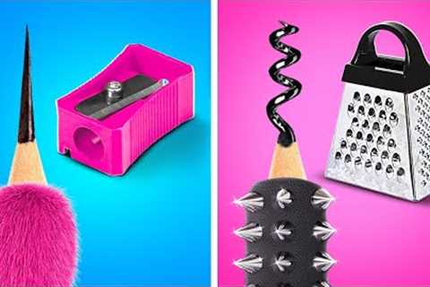 Smart School Hacks And Creative Ideas For DIY School Supply 🎨🖌😍