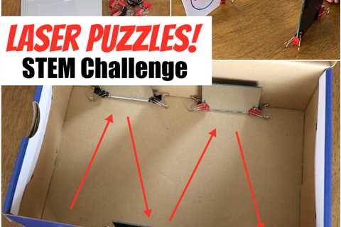 Laser Puzzle Boxes {Cool STEM Challenge}