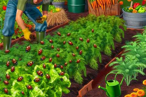 “How can I control pests naturally in my vegetable garden?”