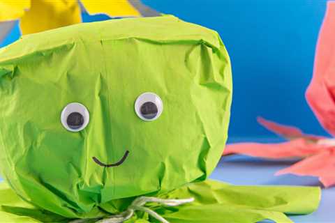 Adorable Paper Bag Octopus Craft for Kids