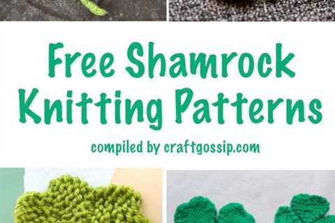 Free and Easy Shamrock Knitting Patterns