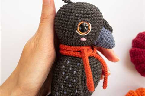 Crochet a Mysterious Raven Amigurumi With a Pattern From Olya Sam Toys