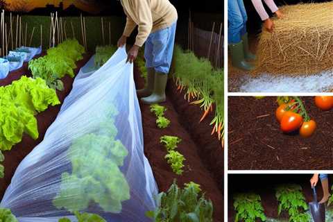 “How can I protect my vegetable garden from frost?”