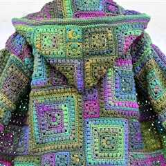 Crochet a ‘Square Scramble Sweater’ … The Coolest Granny Square Cardigan!