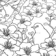6 FREE Floral Coloring Pages