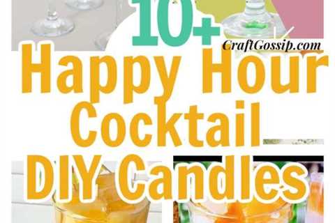 10 DIY Candles That Look Like Party Drinks