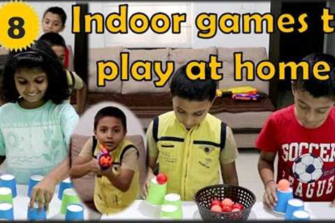 8 Indoor games for kids to play at home | Funny party games for kids | Games for children